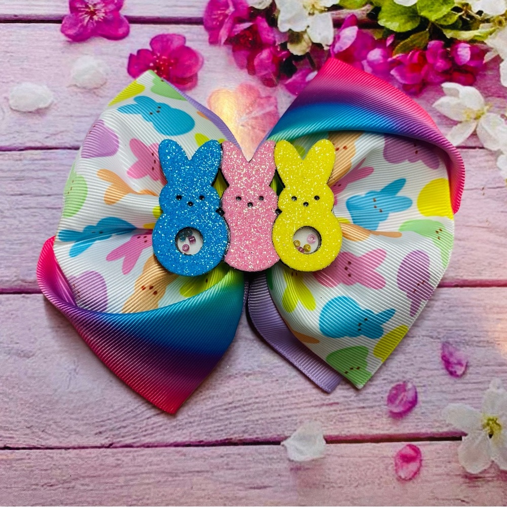 Peeps marshmallow bow